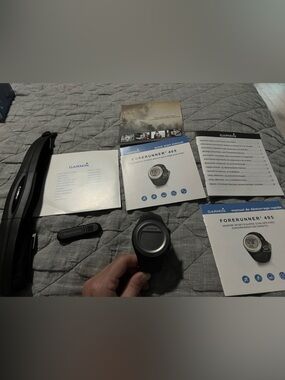 Never used. Garmin Forerunner 405 Sport Watch in Black and Silver